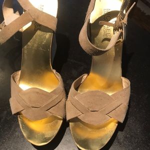 Michael Kors Tan Wedges